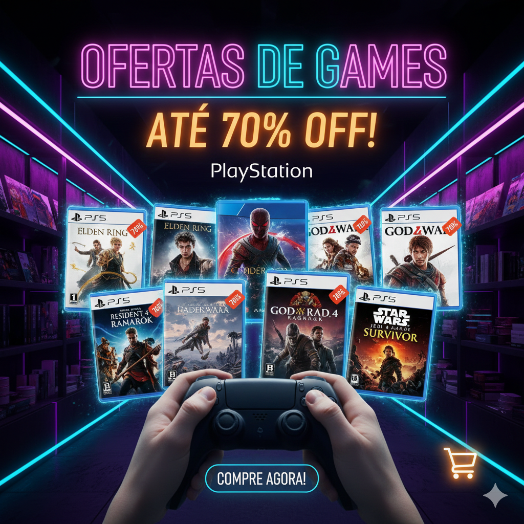 No momento, você está visualizando Título Sugerido: As Melhores Ofertas de PS5 da Semana: Economize até 70%!